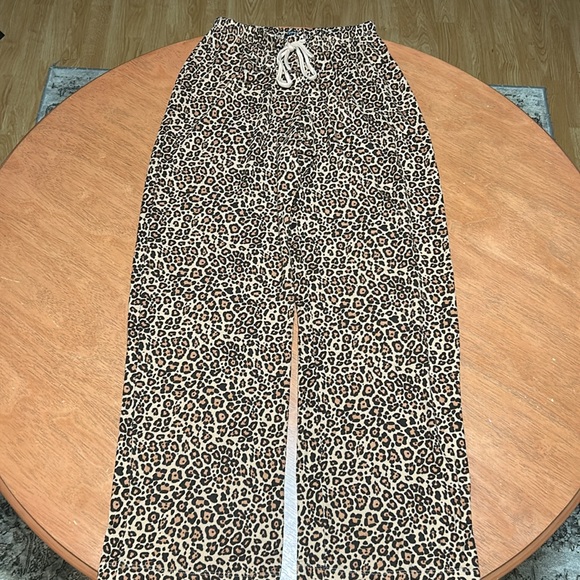 Jones New York Leopard Print Pajama Set - Brown Black Cream - Picture 5 of 5